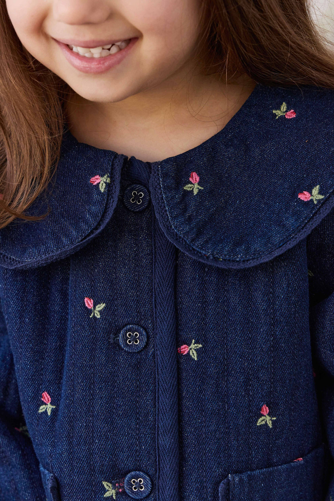 Gracen Jacket - Rosebud Denim Childrens Jacket from Jamie Kay USA