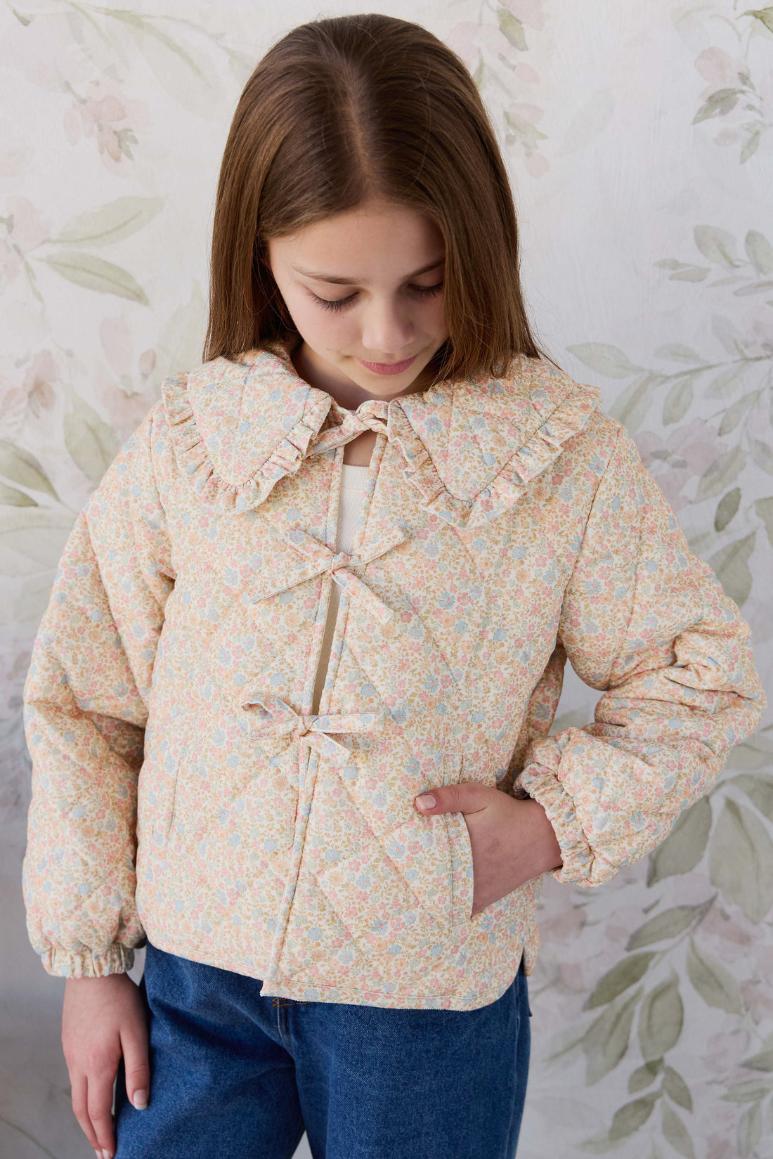Hartlen Jacket - Tully Peach Childrens Jacket from Jamie Kay USA