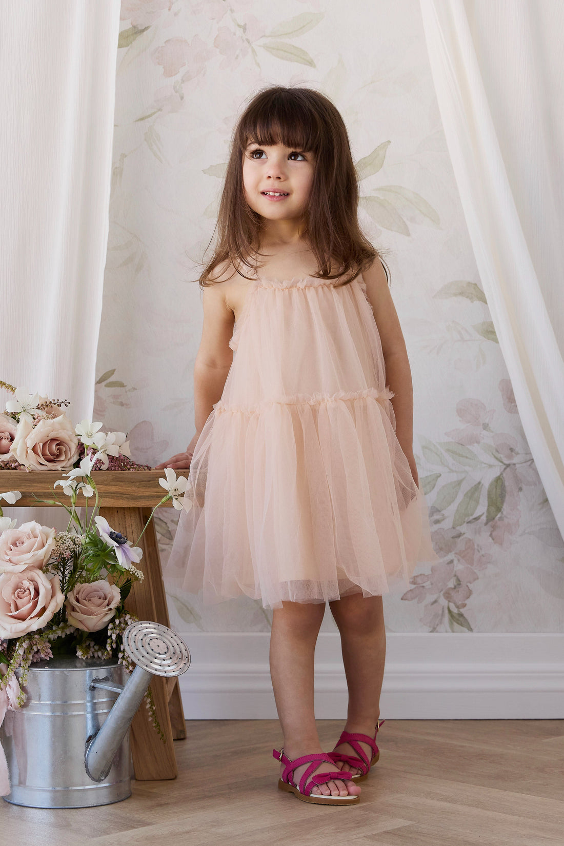 Nylah Dress - French Vanilla Childrens Dress from Jamie Kay USA