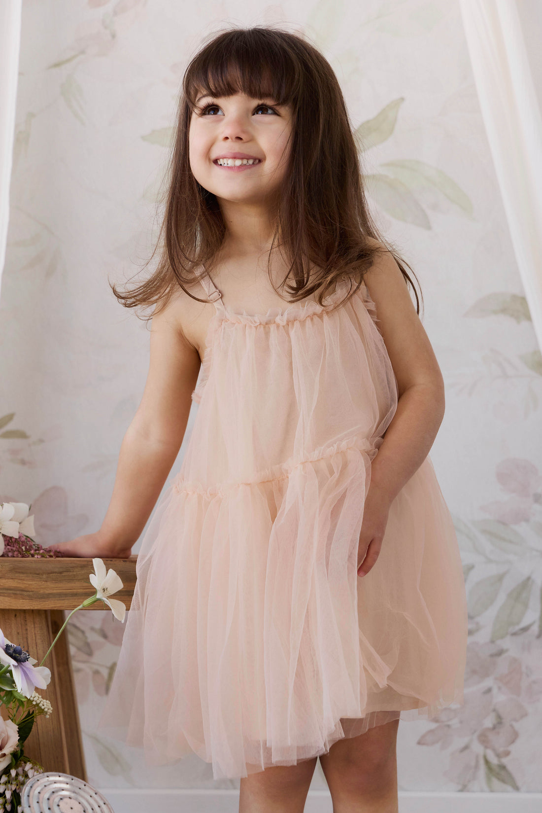 Nylah Dress - French Vanilla Childrens Dress from Jamie Kay USA