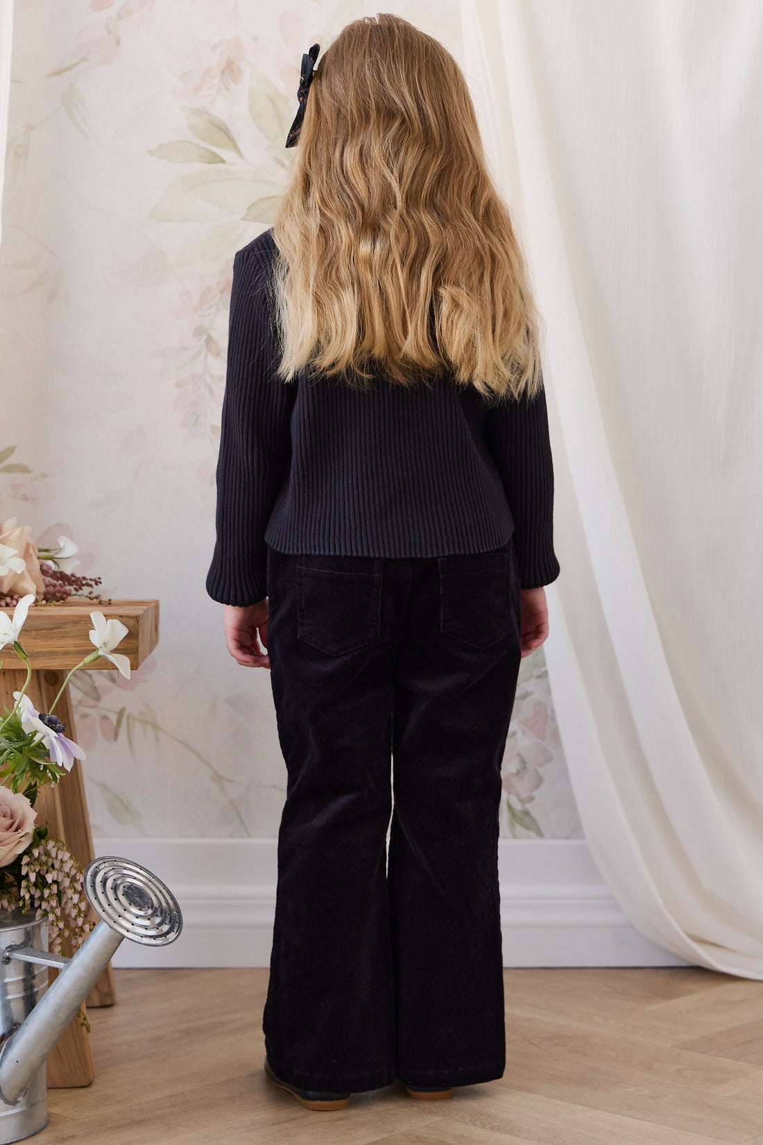 Gracen Pincord Pant - Eclipse Childrens Pants from Jamie Kay USA