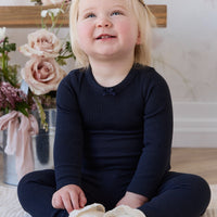 Organic Cotton Modal Maude Bodysuit - Eclipse Childrens Bodysuit from Jamie Kay USA