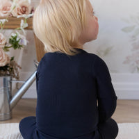 Organic Cotton Modal Maude Bodysuit - Eclipse Childrens Bodysuit from Jamie Kay USA
