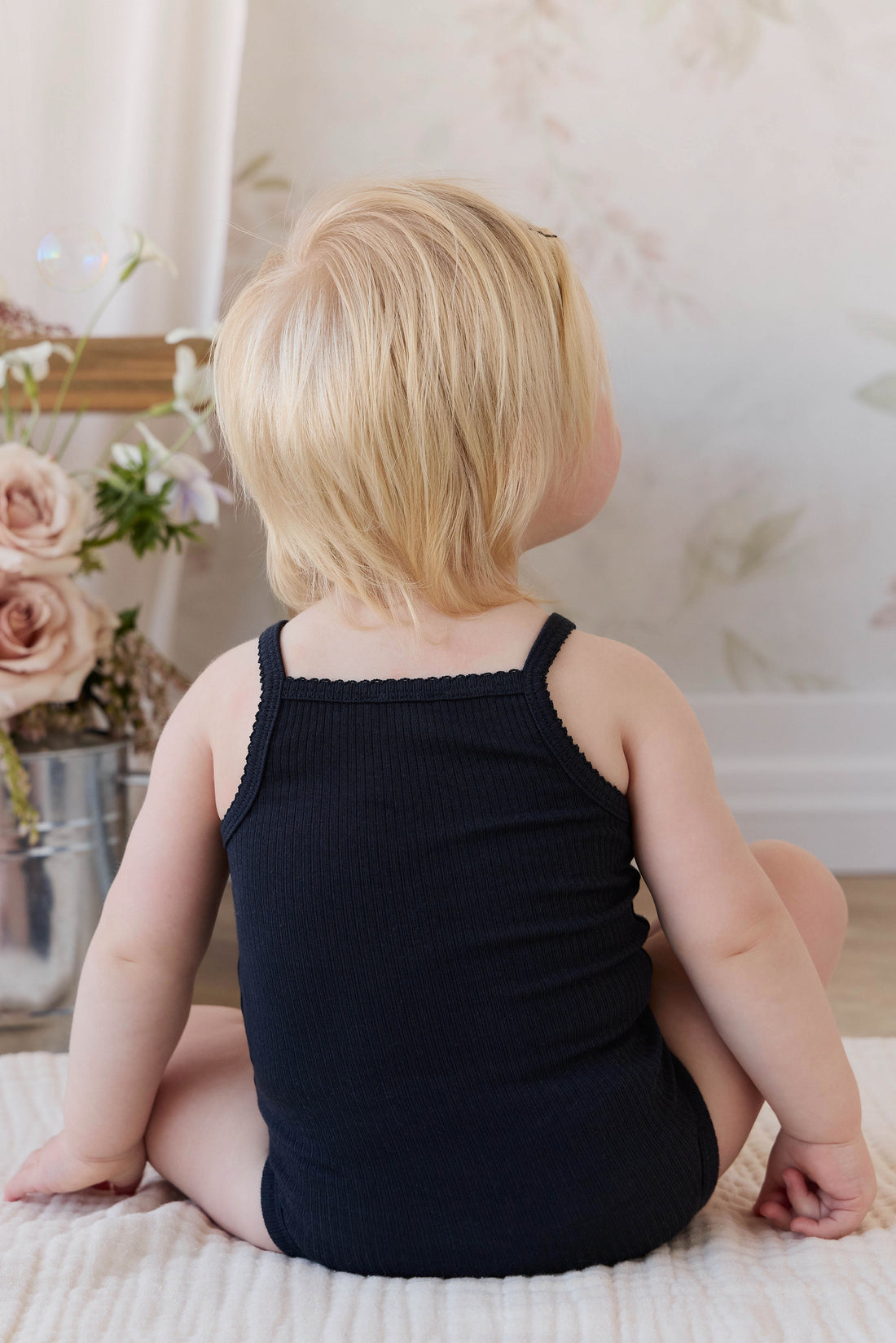 Organic Cotton Modal Laylin Singletsuit - Eclipse Childrens Bodysuit from Jamie Kay USA