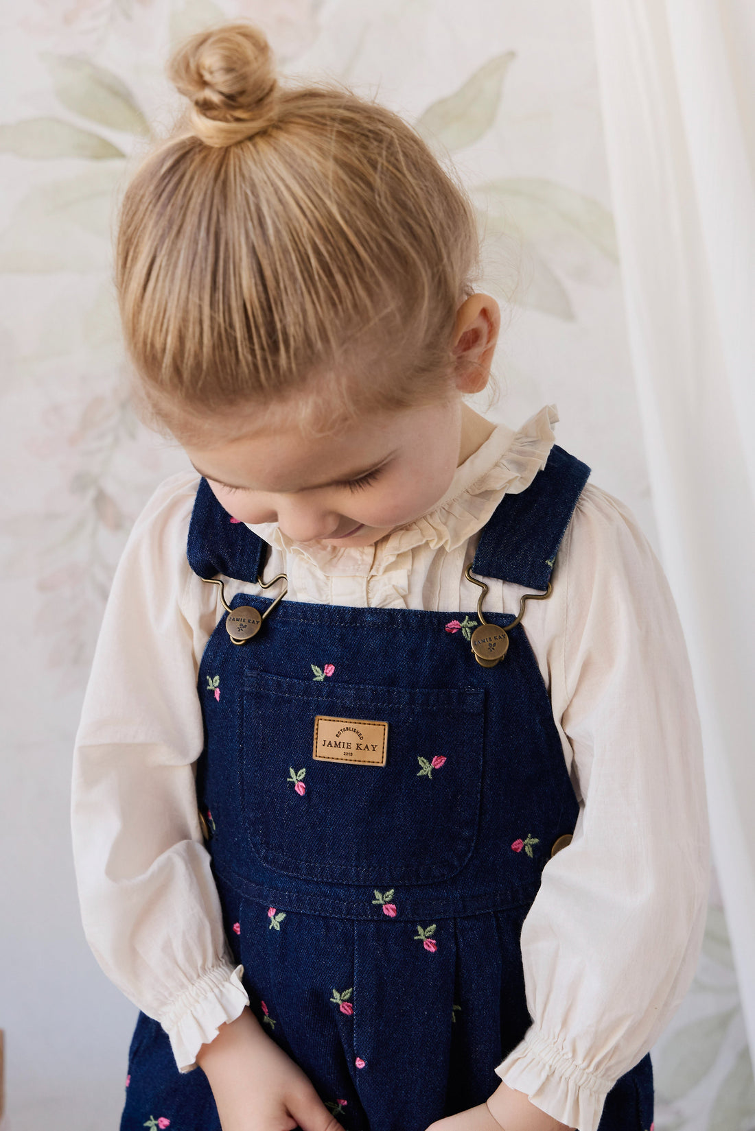Blair Overall - Rosebud Denim Childrens Overall from Jamie Kay USA