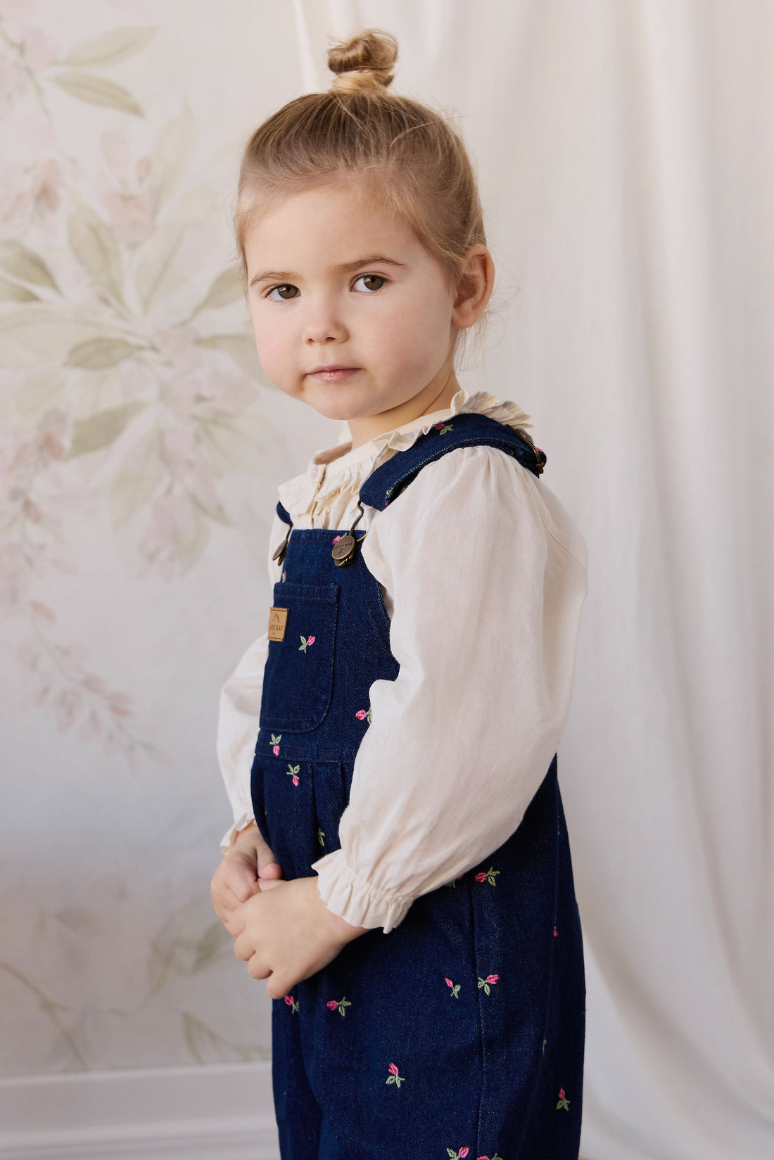 Blair Overall - Rosebud Denim Childrens Overall from Jamie Kay USA