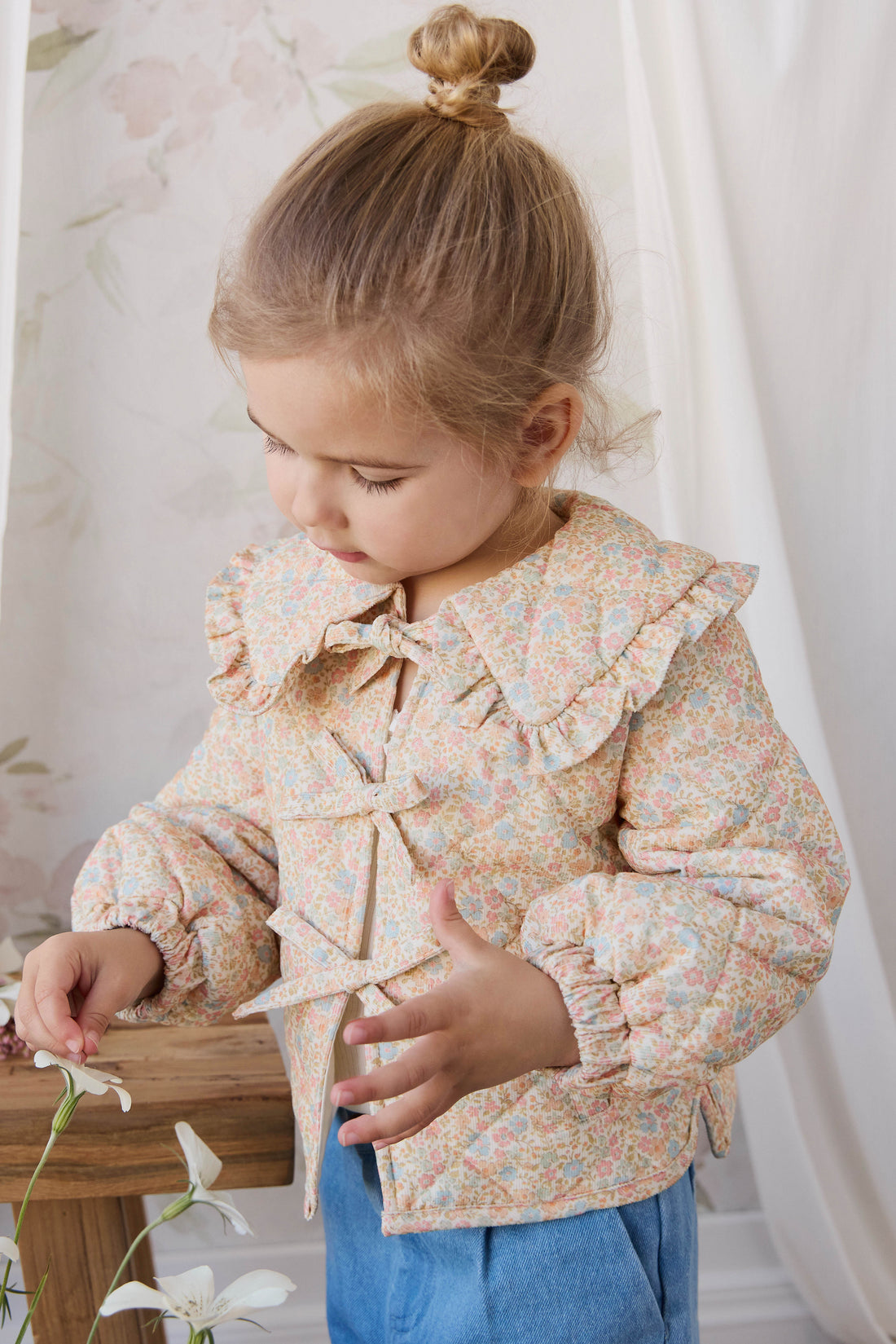Hartlen Jacket - Tully Peach Childrens Jacket from Jamie Kay USA