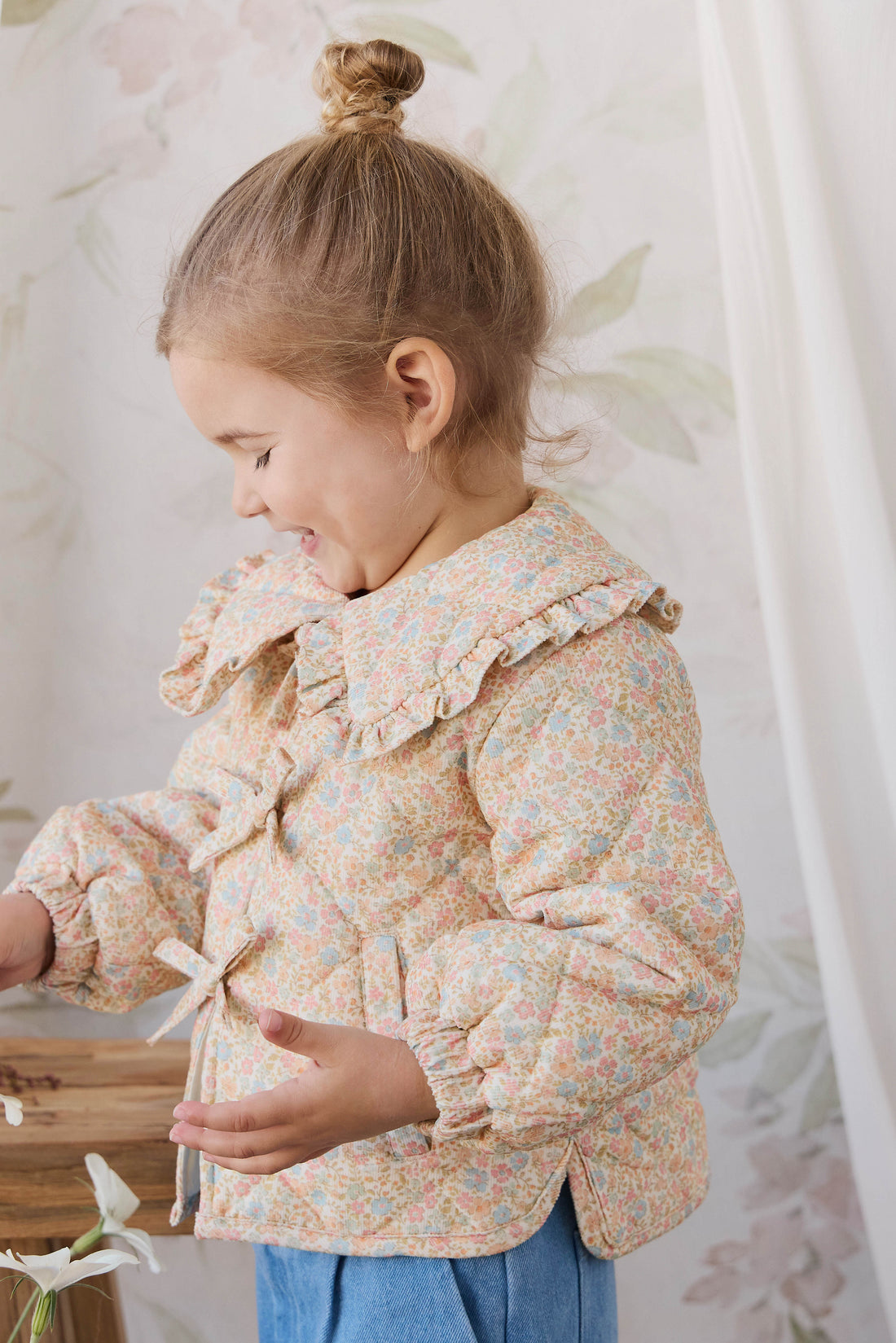 Hartlen Jacket - Tully Peach Childrens Jacket from Jamie Kay USA