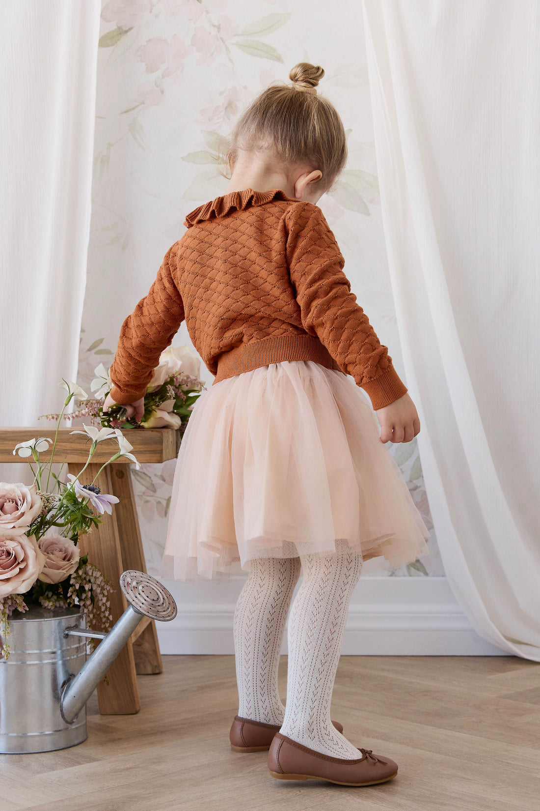 Lucille Skirt - French Vanilla Childrens Skirt from Jamie Kay USA