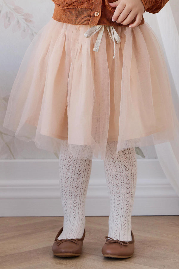 Lucille Skirt - French Vanilla Childrens Skirt from Jamie Kay USA