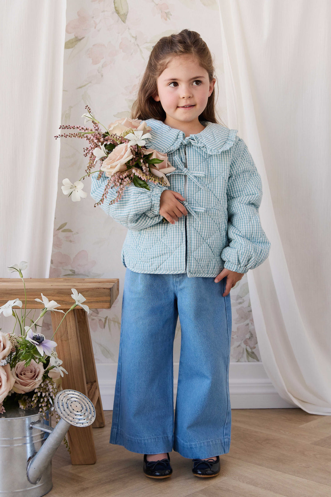 Calianna Pant - Lake Denim Childrens Pants from Jamie Kay USA