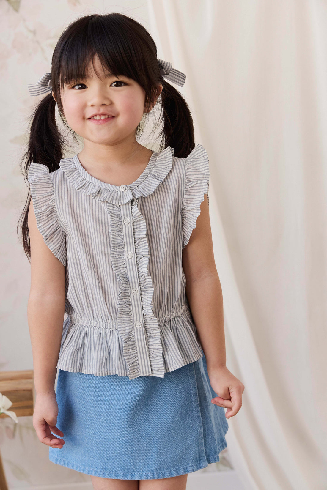 Beatrice Skirt - Lake Denim Childrens Skirt from Jamie Kay USA
