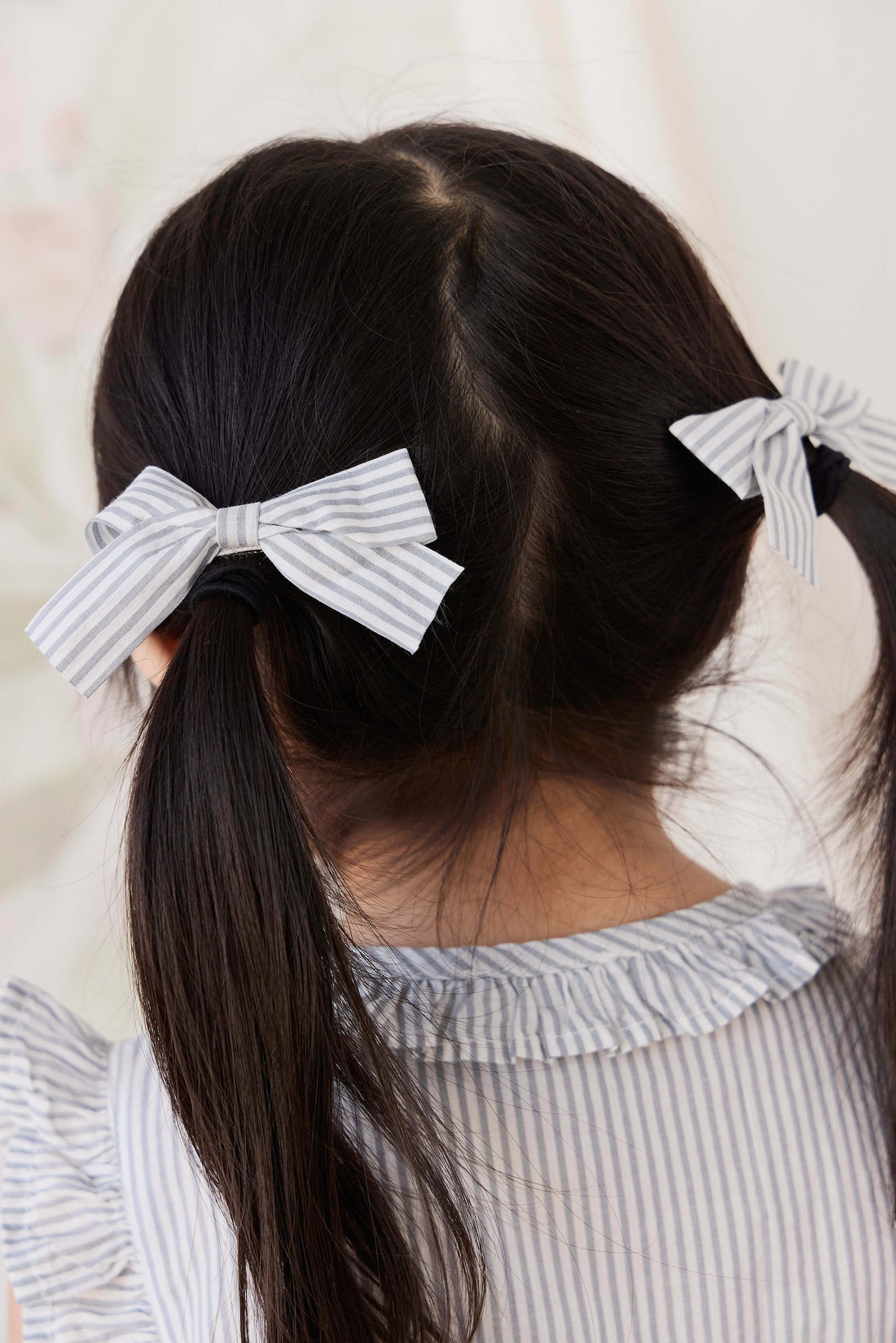 Wrenley Clip 2PK - Harbour Stripe Childrens Hair Accessories from Jamie Kay USA