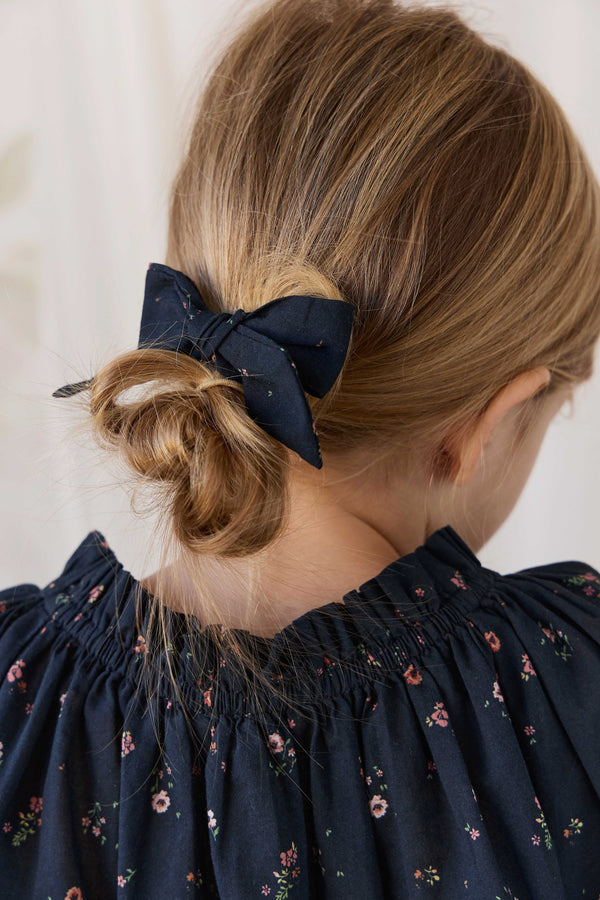 Dovie Bow - Eloise Navy Childrens Bow from Jamie Kay USA