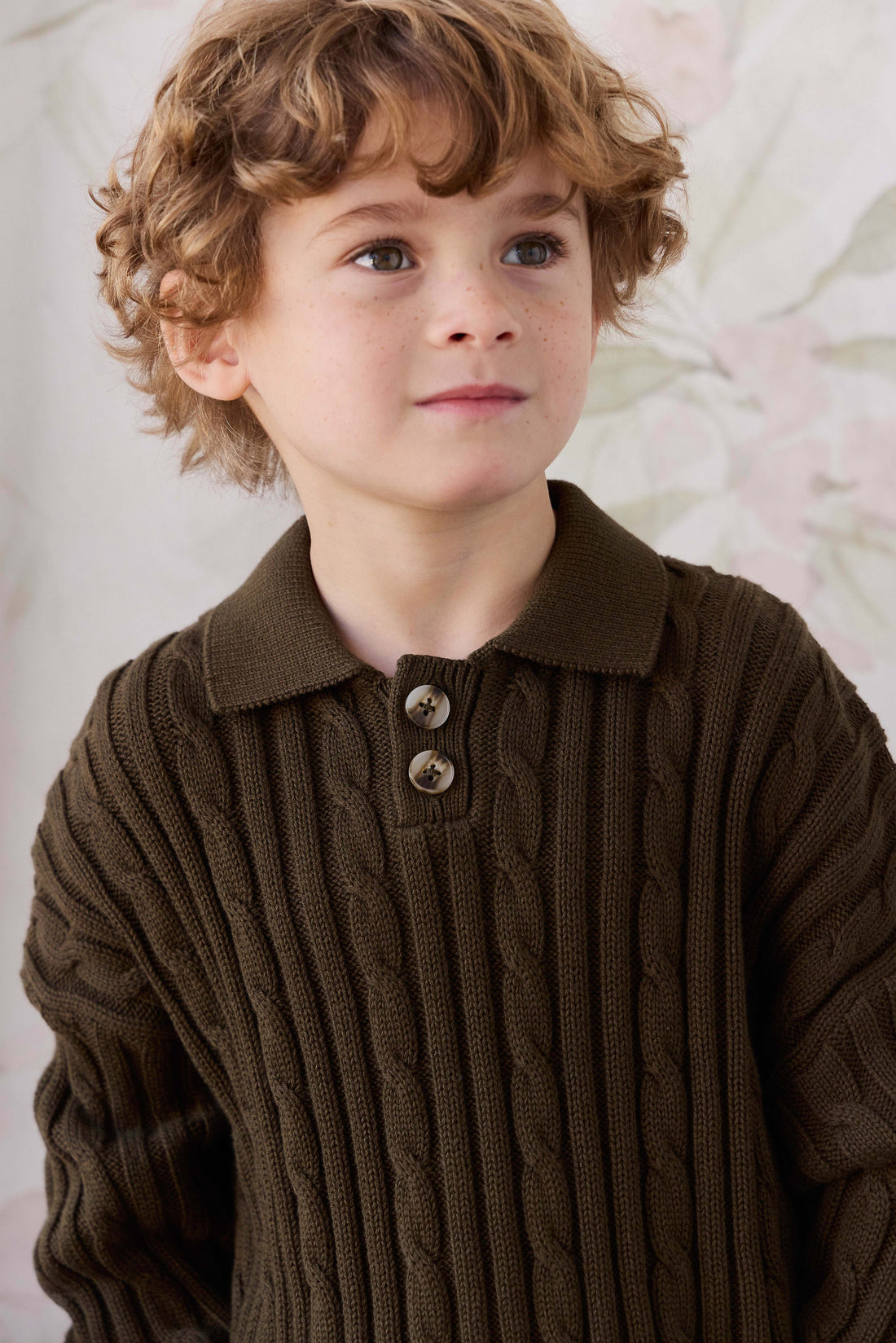 Wade Knit Jumper - Forest Childrens Jumper from Jamie Kay USA