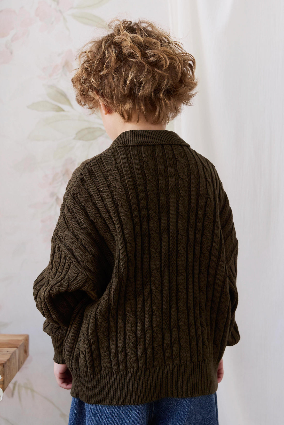 Wade Knit Jumper - Forest Childrens Jumper from Jamie Kay USA