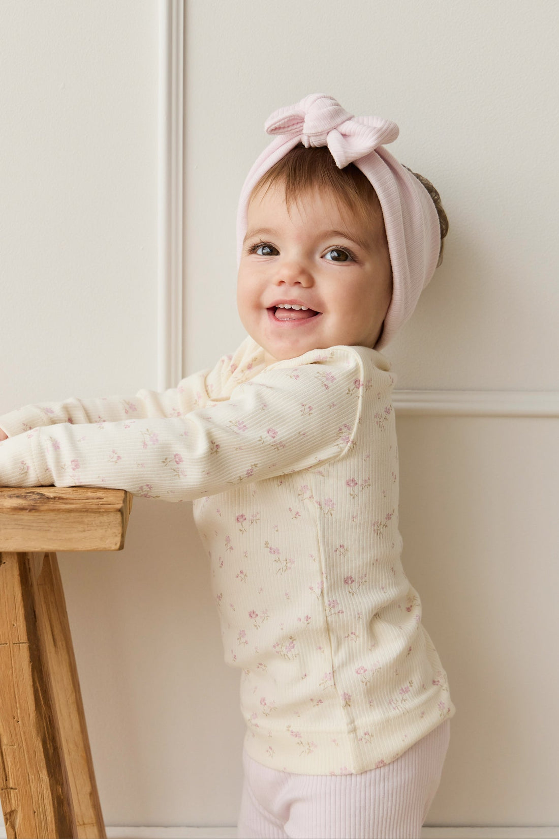 Organic Cotton Modal Lilian Headband - Cassia Childrens Headband from Jamie Kay USA