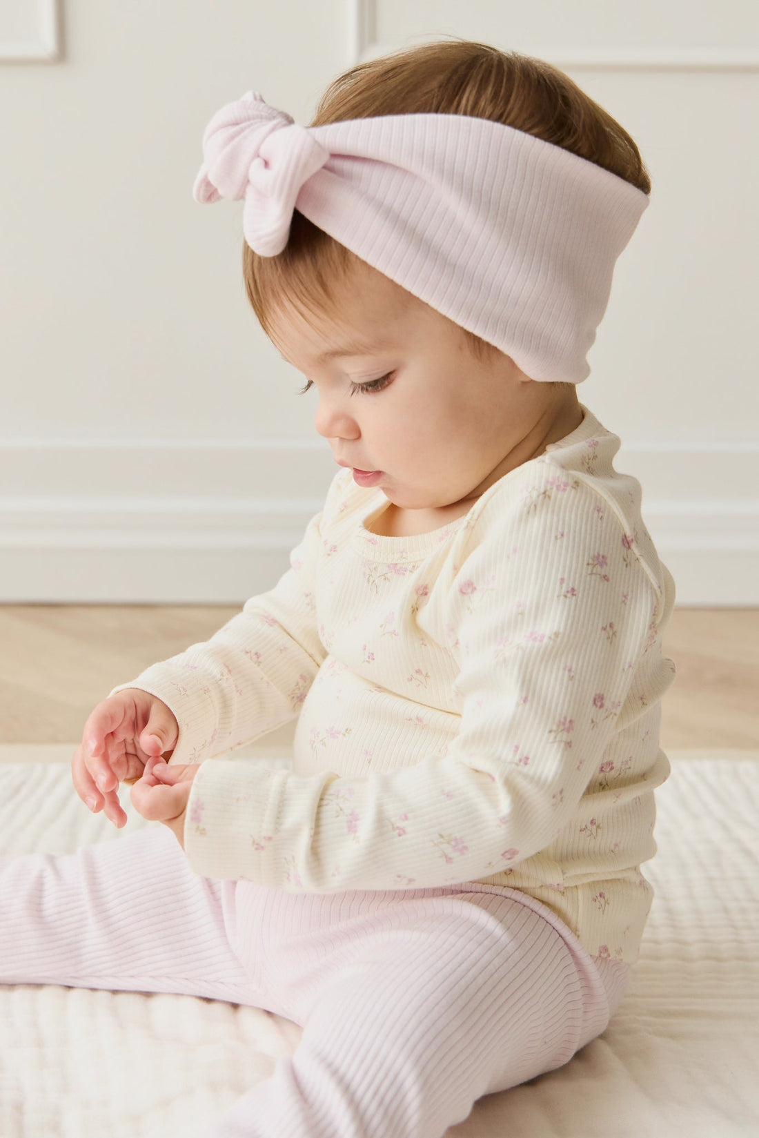 Organic Cotton Modal Lilian Headband - Cassia Childrens Headband from Jamie Kay USA