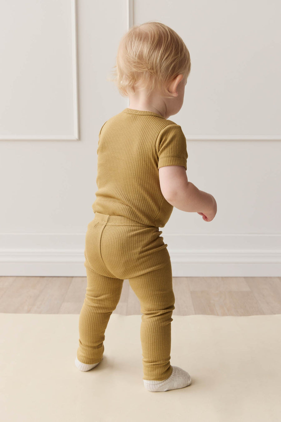 Organic Cotton Modal Everyday Legging - Buffalo Childrens Legging from Jamie Kay USA