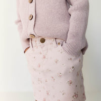 Adrienne Skirt - Petite Fleur Violet Childrens Skirt from Jamie Kay USA