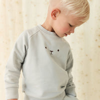 Organic Cotton Palmer Pullover - Droplet Childrens Sweatshirt from Jamie Kay USA