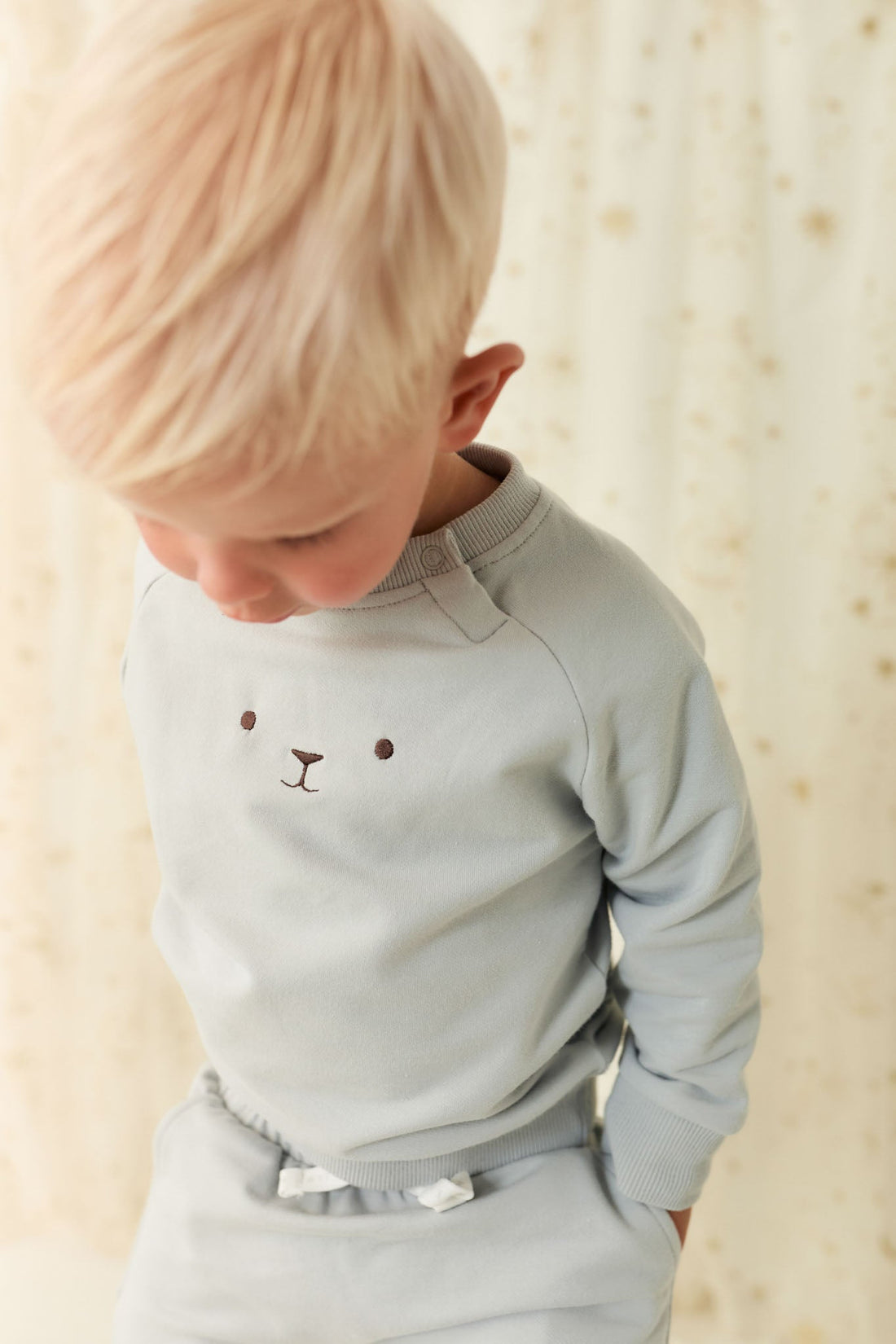 Organic Cotton Palmer Pullover - Droplet Childrens Sweatshirt from Jamie Kay USA