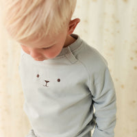 Organic Cotton Palmer Pullover - Droplet Childrens Sweatshirt from Jamie Kay USA