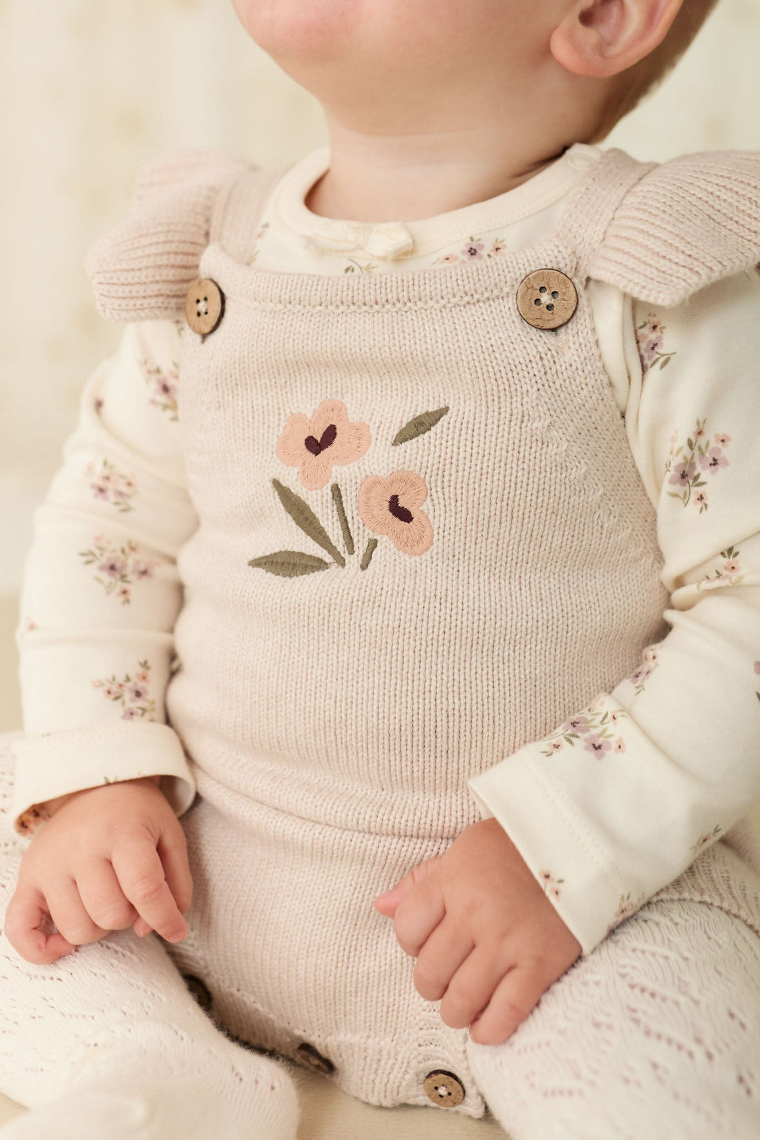 Lulu Romper - Rosewater Petite Goldie Childrens Romper from Jamie Kay USA