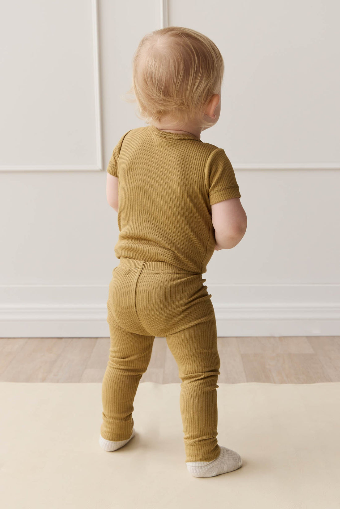 Organic Cotton Modal Everyday Legging - Buffalo Childrens Legging from Jamie Kay USA