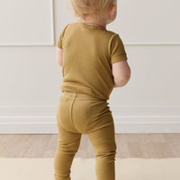 Organic Cotton Modal Everyday Legging - Buffalo Childrens Legging from Jamie Kay USA