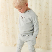 Organic Cotton Palmer Pullover - Droplet Childrens Sweatshirt from Jamie Kay USA