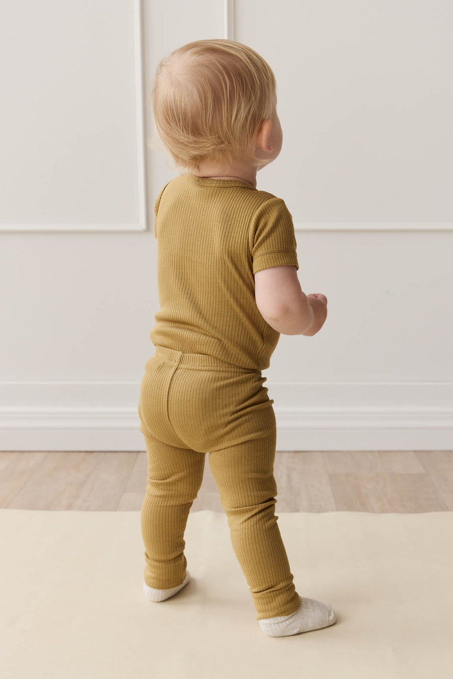 Organic Cotton Modal Everyday Legging - Buffalo Childrens Legging from Jamie Kay USA