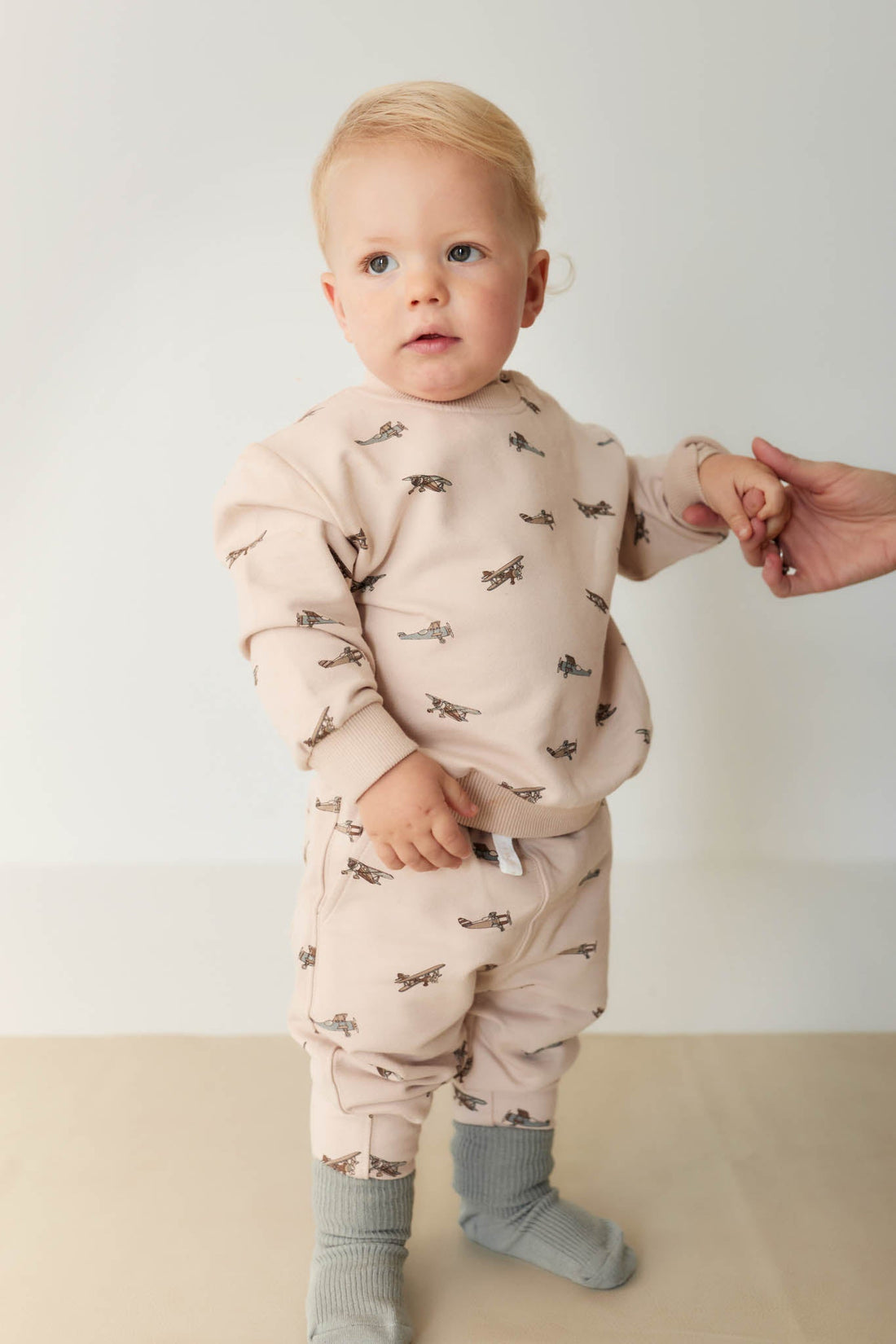 Organic Cotton Jalen Oversized Jumper - Avion Large Shell Childrens Jumper from Jamie Kay USA