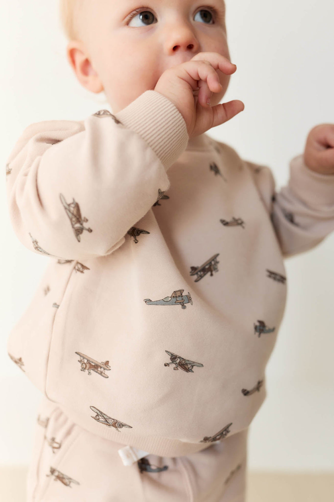 Organic Cotton Jalen Oversized Jumper - Avion Large Shell Childrens Jumper from Jamie Kay USA