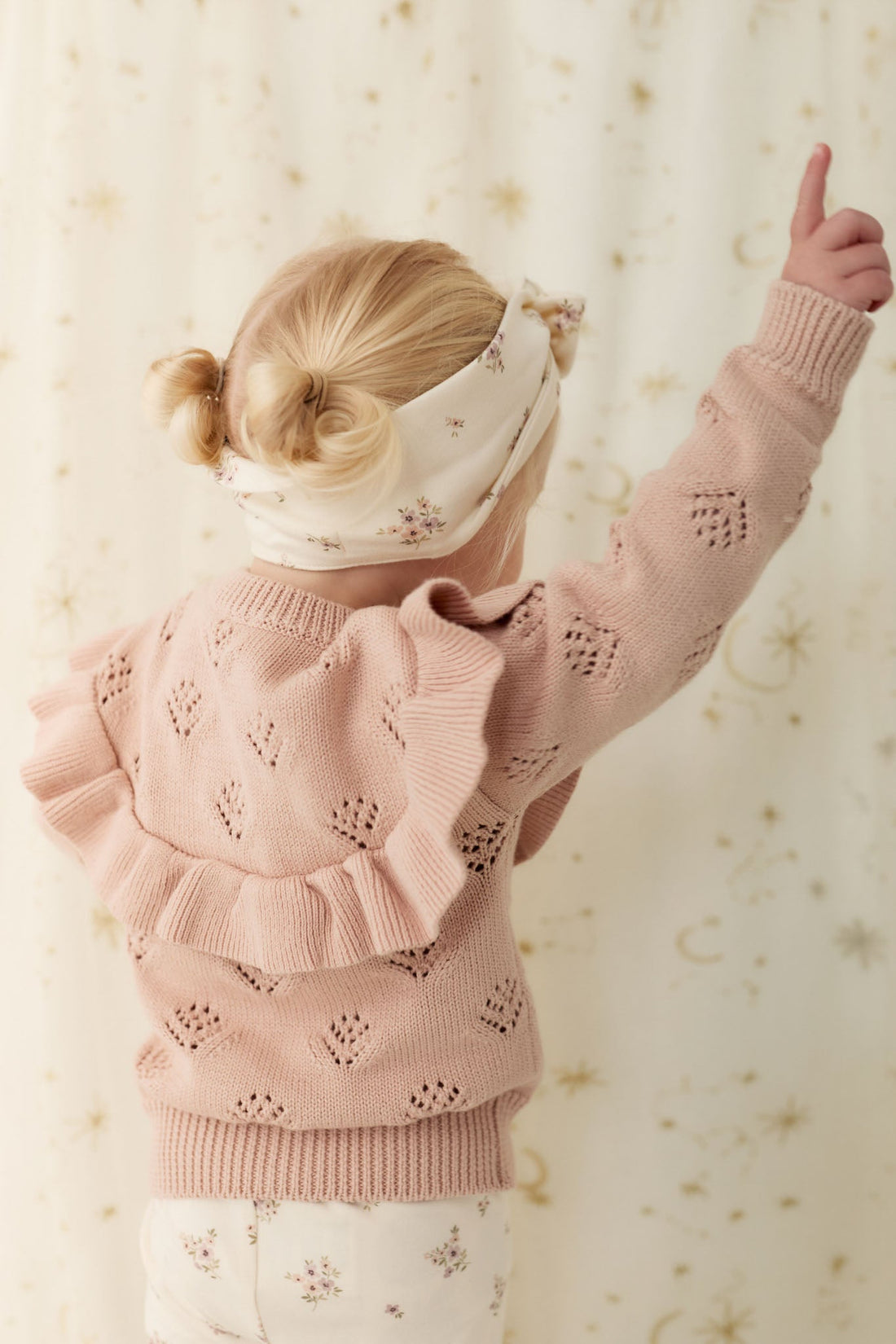 Tilly Cardigan - Dusky Rose Childrens Cardigan from Jamie Kay USA