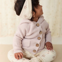 Organic Cotton Headband - Goldie Bouquet Egret Childrens Headband from Jamie Kay USA