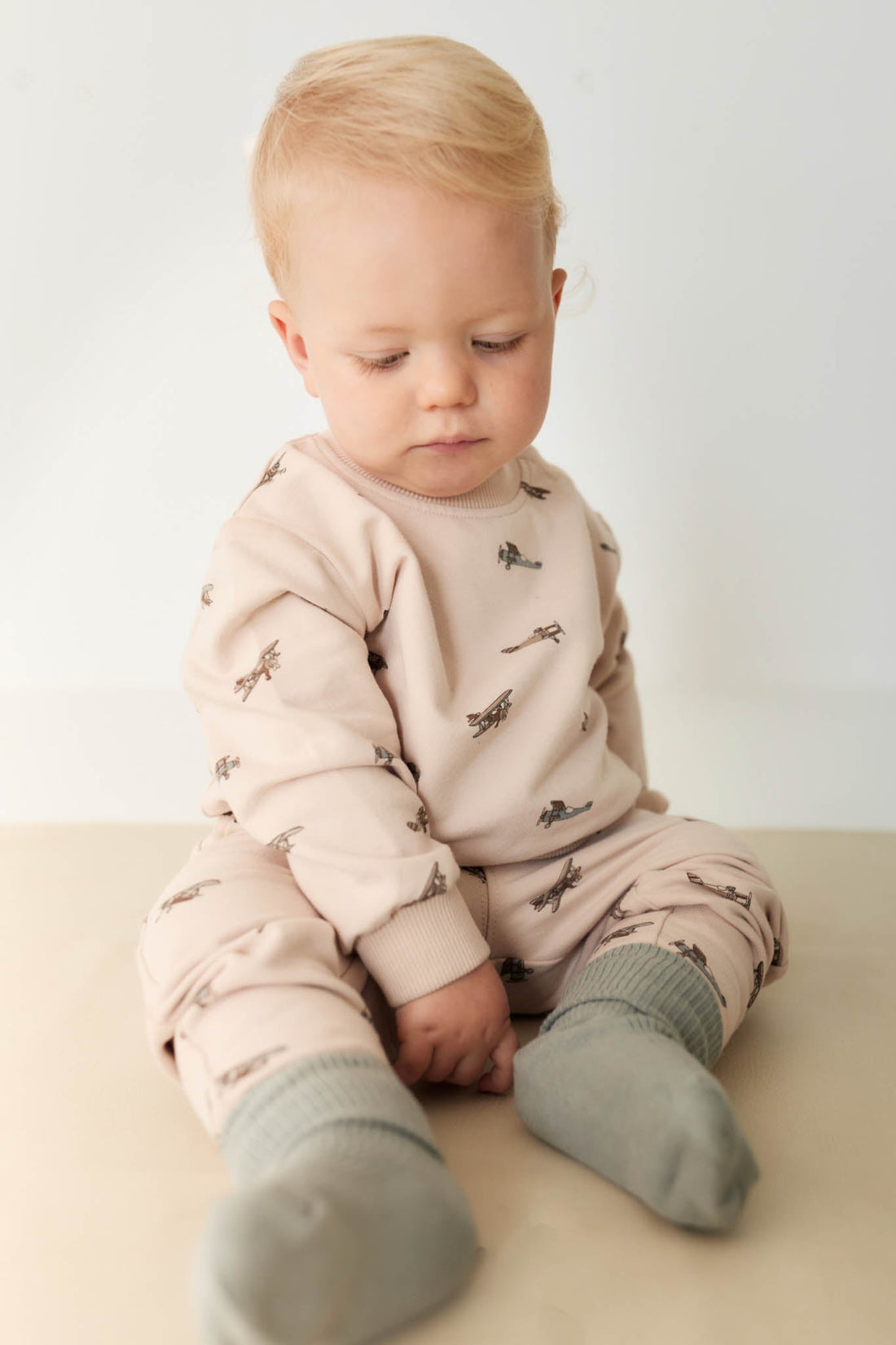 Organic Cotton Jalen Oversized Jumper - Avion Large Shell Childrens Jumper from Jamie Kay USA