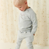 Organic Cotton Palmer Track Pant - Droplet Childrens Pant from Jamie Kay USA