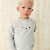 Organic Cotton Palmer Pullover - Droplet Childrens Sweatshirt from Jamie Kay USA