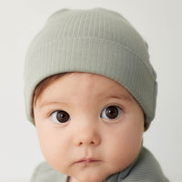 Organic Cotton Modal Knot Beanie - Milford Sound Childrens Hat from Jamie Kay USA