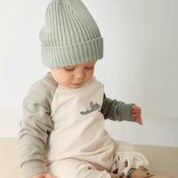 Organic Cotton Tao Sweatshirt Onepiece - Milford Sound Avion Childrens Onepiece from Jamie Kay USA