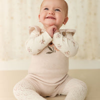 Lulu Romper - Rosewater Petite Goldie Childrens Romper from Jamie Kay USA