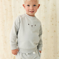 Organic Cotton Palmer Pullover - Droplet Childrens Sweatshirt from Jamie Kay USA