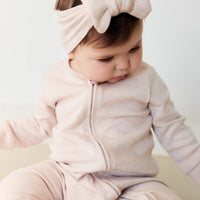 Pima Cotton Frankie Zip Onepiece - Luna Marle Childrens Onepiece from Jamie Kay USA