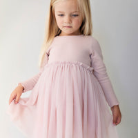 Anna Tulle Dress - Heather Haze Childrens Dress from Jamie Kay USA