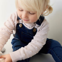 Dotty Knitted Jumper - Luna Childrens Jumper from Jamie Kay USA