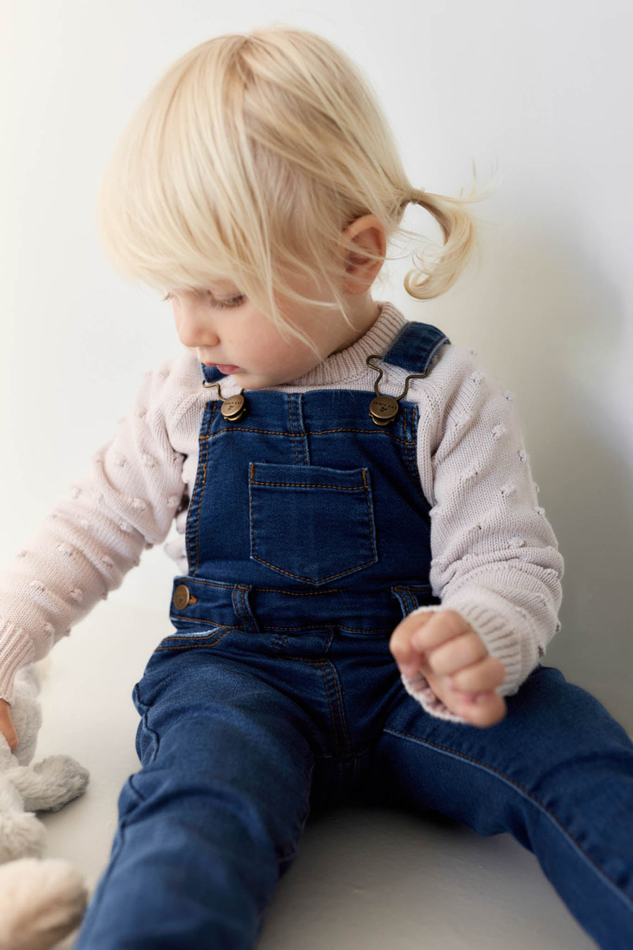 Jordie Overall - Indigo Denim Childrens Overall from Jamie Kay USA