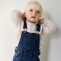 Jordie Overall - Indigo Denim Childrens Overall from Jamie Kay USA