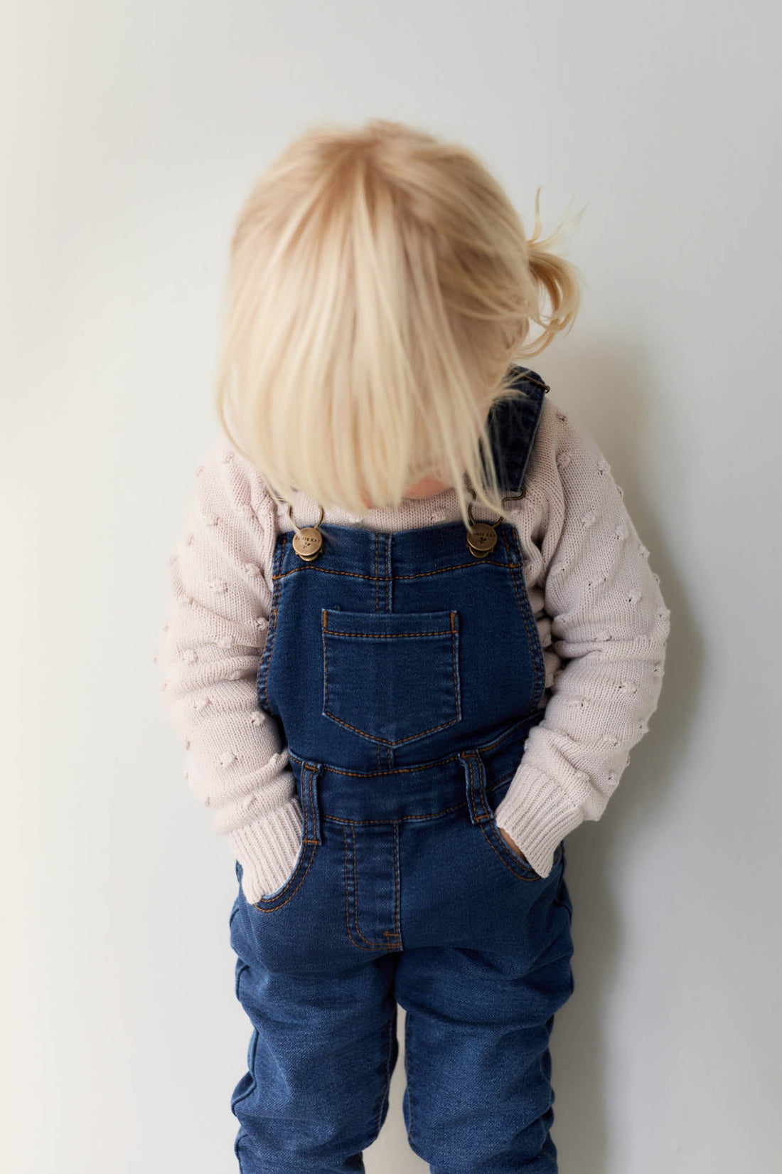 Jordie Overall - Indigo Denim Childrens Overall from Jamie Kay USA