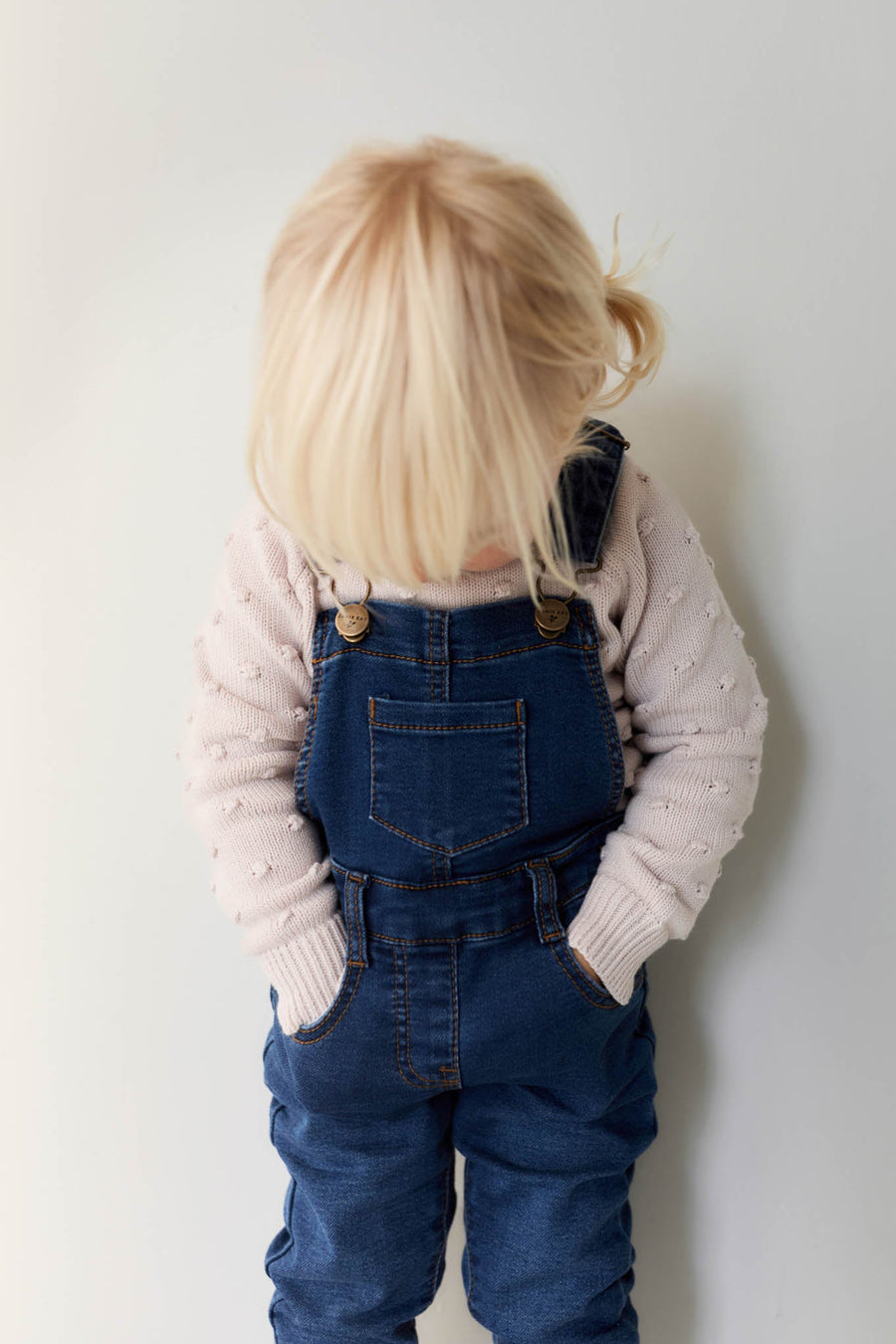 Jordie Overall - Indigo Denim Childrens Overall from Jamie Kay USA